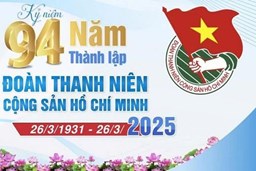 NHÂN DỊP KỶ NIỆM 94 NĂM THÀNH LẬP ĐOÀN TNCS HỒ CHÍ MINH