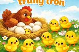 BÀI THƠ MƯỜI QUẢ TRỨNG TRÒN