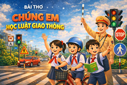 BÀI THƠ CHÚNG EM HỌC LUẬT GIAO THÔNG