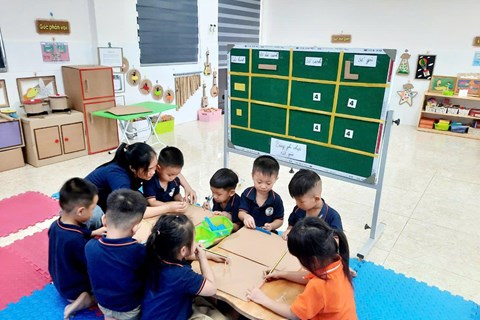 Giáo án So sánh sự giống và khác nhau của hình vuông, hình chữ nhật.