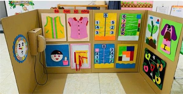 Đồ dùng tự tạo lớp 5TA5