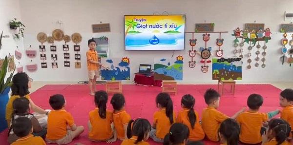 Kể chuyện Giọt nước tí xíu lớp A2