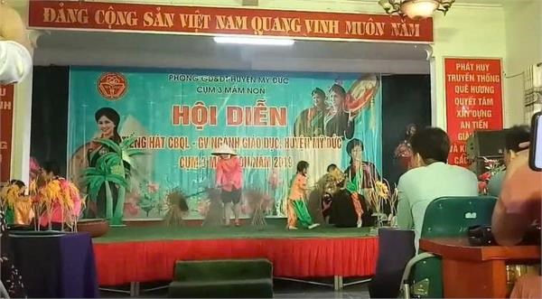 Hội diễn tiếng hát CBQLGV ngành giáo dục huyện Mỹ Đức năm 2019